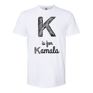 K Is For Kamala Softstyle CVC T-Shirt