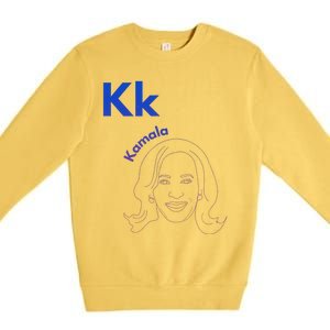 Kk Is For Kamala Premium Crewneck Sweatshirt