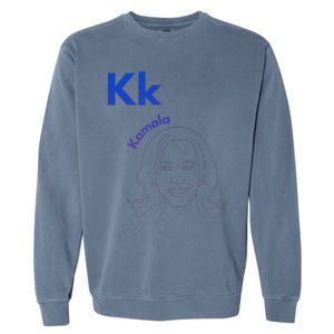 Kk Is For Kamala Garment-Dyed Sweatshirt