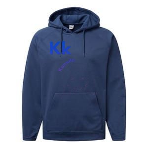 Kk Is For Kamala Performance Fleece Hoodie