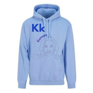 Kk Is For Kamala Unisex Surf Hoodie