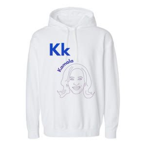 Kk Is For Kamala Garment-Dyed Fleece Hoodie