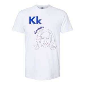 Kk Is For Kamala Softstyle CVC T-Shirt