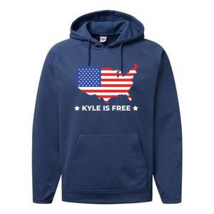 Kyle Is Free United States Performance Fleece Hoodie