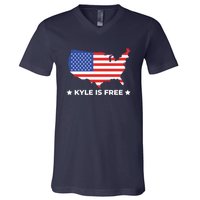 Kyle Is Free United States V-Neck T-Shirt