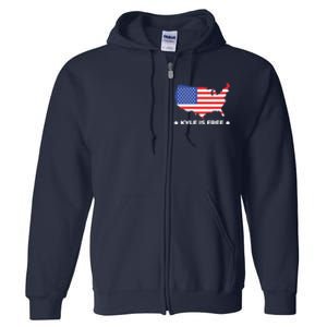 Kyle Is Free United States Full Zip Hoodie