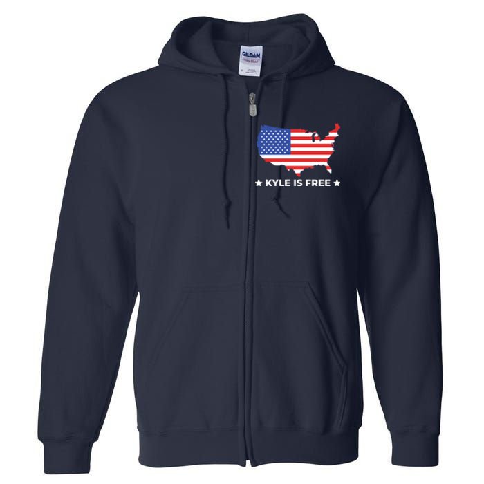 Kyle Is Free United States Full Zip Hoodie