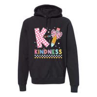 K Is For Kindness Cute Pencil Bow Teacher Be Kind Premium Hoodie