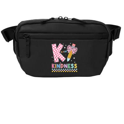 K Is For Kindness Cute Pencil Bow Teacher Be Kind Crossbody Pack