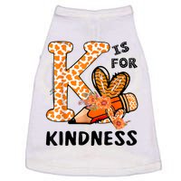 K Is For Kindness Orange Anti Bullying Unity Day Teacher Doggie Tank