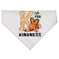 K Is For Kindness Orange Anti Bullying Unity Day Teacher USA-Made Doggie Bandana