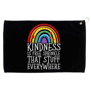 Kindness Is Free Sprinkle That Stuff Everywhere No Bullying Grommeted Golf Towel