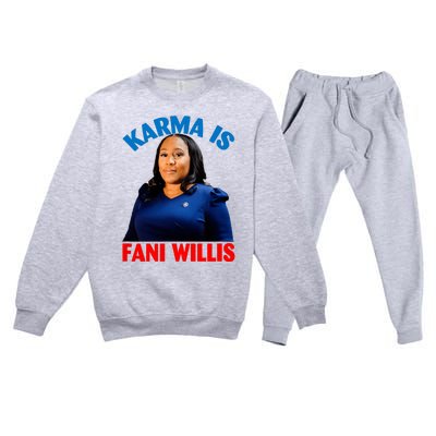 Karma Is Fani Willis Premium Crewneck Sweatsuit Set