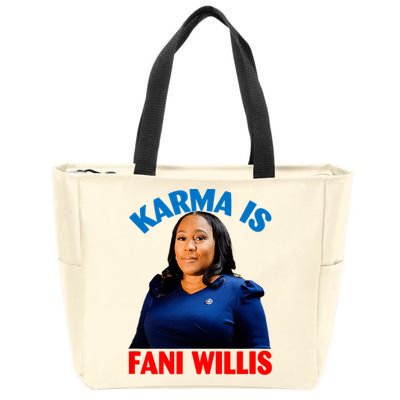Karma Is Fani Willis Zip Tote Bag