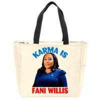 Karma Is Fani Willis Zip Tote Bag