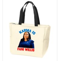 Karma Is Fani Willis Zip Tote Bag