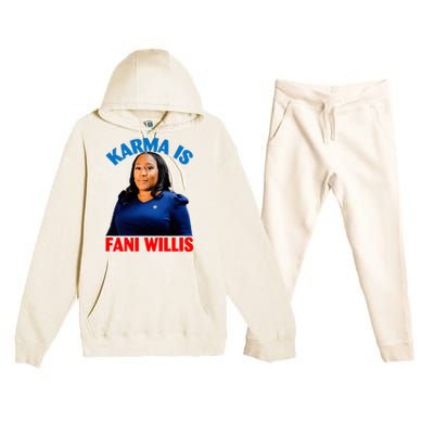 Karma Is Fani Willis Premium Hooded Sweatsuit Set