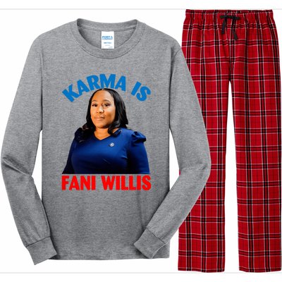 Karma Is Fani Willis Long Sleeve Pajama Set