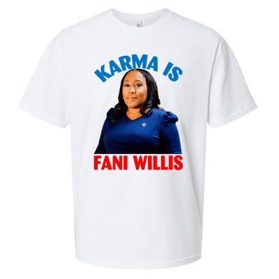 Karma Is Fani Willis Sueded Cloud Jersey T-Shirt