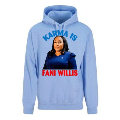 Karma Is Fani Willis Unisex Surf Hoodie