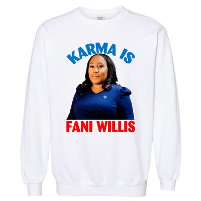 Karma Is Fani Willis Garment-Dyed Sweatshirt