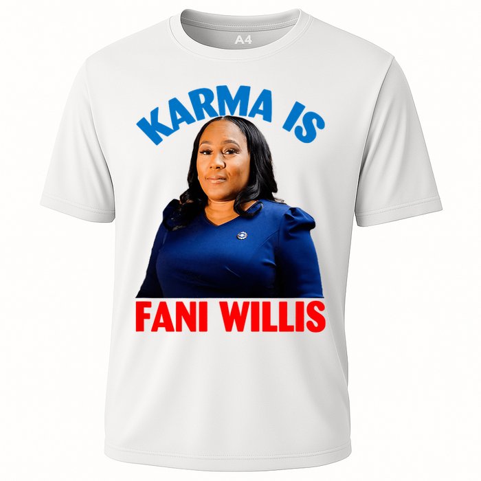 Karma Is Fani Willis Cooling Performance Crew T-Shirt