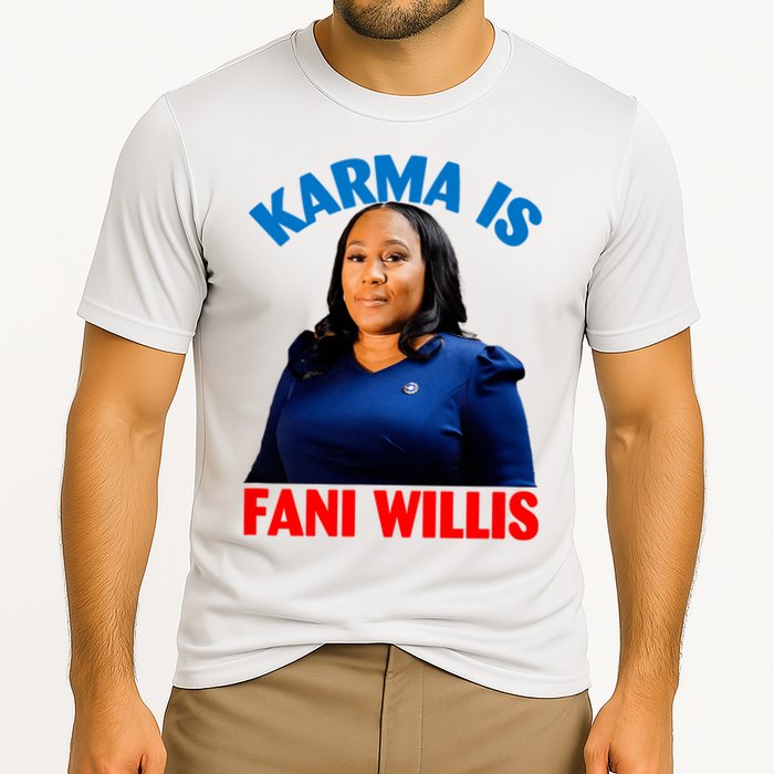Karma Is Fani Willis Cooling Performance Crew T-Shirt
