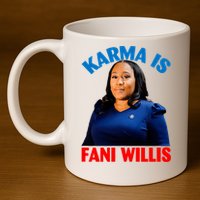 Karma Is Fani Willis 11oz C Handle Ceramic Mug