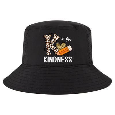 K Is For Kindness Orange Anti Bullying Unity Day Teacher Cool Comfort Performance Bucket Hat