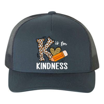 K Is For Kindness Orange Anti Bullying Unity Day Teacher Yupoong Adult 5-Panel Trucker Hat