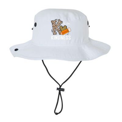 K Is For Kindness Orange Anti Bullying Unity Day Teacher Legacy Cool Fit Booney Bucket Hat