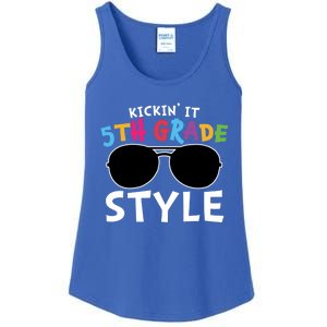 Kickin It Fifth Grade Style Cute 5Th Grade Gift Ladies Essential Tank