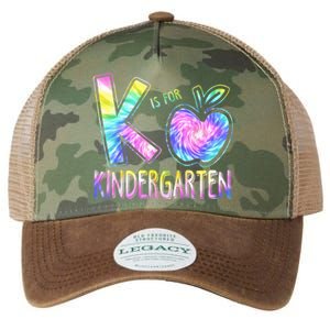 K Is For Kindergarten Teacher Tie Dye Back to School Kinder Legacy Tie Dye Trucker Hat