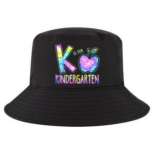 K Is For Kindergarten Teacher Tie Dye Back to School Kinder Cool Comfort Performance Bucket Hat