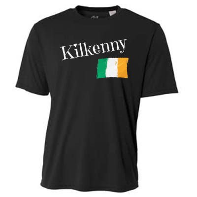 Kilkenny Ireland Flag Irish City Saint Patrick's Day Cooling Performance Crew T-Shirt