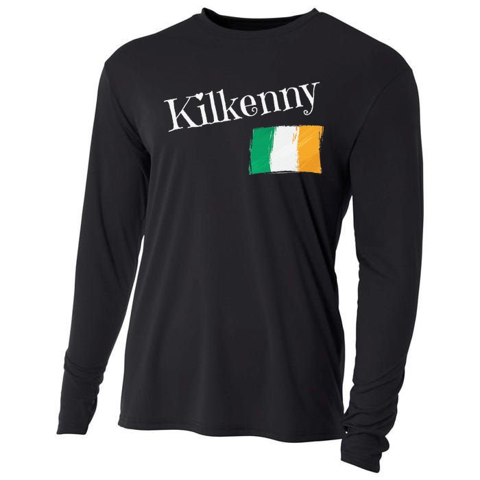 Kilkenny Ireland Flag Irish City Saint Patrick's Day Cooling Performance Long Sleeve Crew