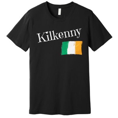 Kilkenny Ireland Flag Irish City Saint Patrick's Day Premium T-Shirt