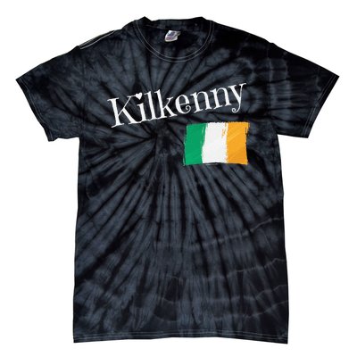 Kilkenny Ireland Flag Irish City Saint Patrick's Day Tie-Dye T-Shirt