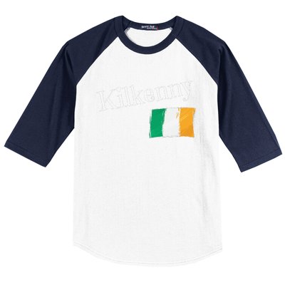 Kilkenny Ireland Flag Irish City Saint Patrick's Day Baseball Sleeve Shirt