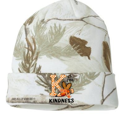 K Is For Kindness Orange Anti Bullying Unity Day Kati Licensed 12" Camo Beanie