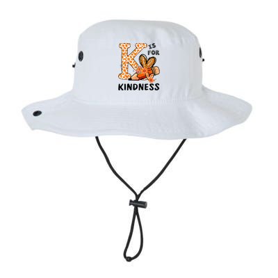 K Is For Kindness Orange Anti Bullying Unity Day Legacy Cool Fit Booney Bucket Hat