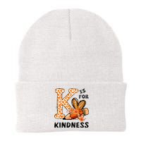 K Is For Kindness Orange Anti Bullying Unity Day Knit Cap Winter Beanie