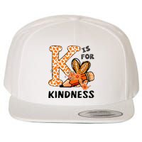 K Is For Kindness Orange Anti Bullying Unity Day Wool Snapback Cap