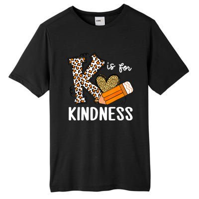 K Is For Kindness Orange Anti Bullying Unity Day Teacher Tall Fusion ChromaSoft Performance T-Shirt