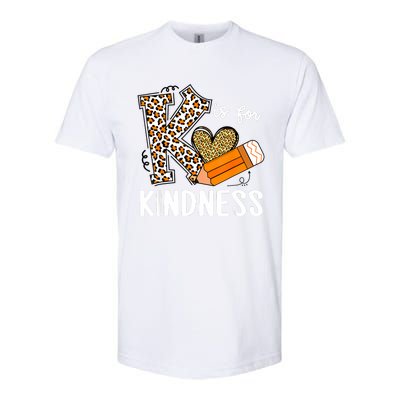 K Is For Kindness Orange Anti Bullying Unity Day Teacher Softstyle CVC T-Shirt