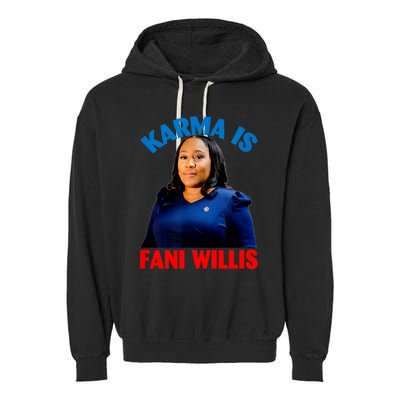 Karma Is Fani WIllis Garment-Dyed Fleece Hoodie