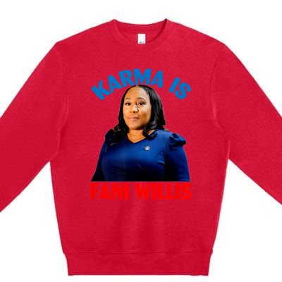 Karma Is Fani WIllis Premium Crewneck Sweatshirt