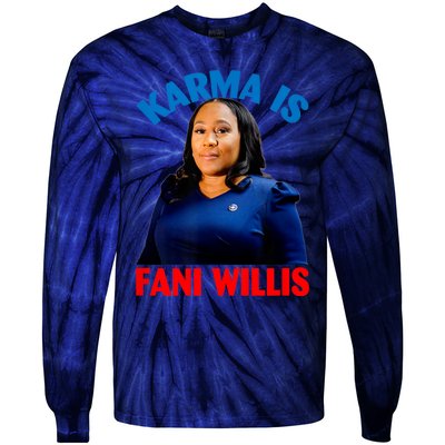 Karma Is Fani WIllis Tie-Dye Long Sleeve Shirt