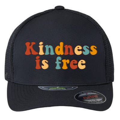 Kindness Is Free Be Kind Retro Flexfit Unipanel Trucker Cap