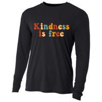 Kindness Is Free Be Kind Retro Cooling Performance Long Sleeve Crew